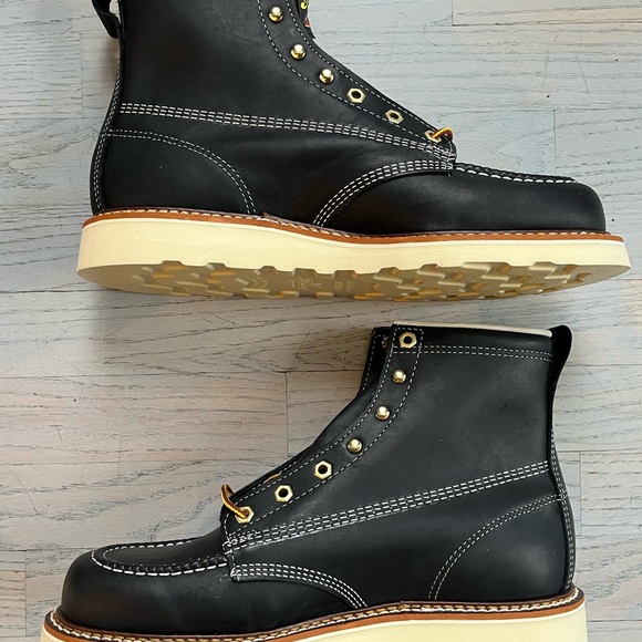 Thorogood 814-6201 Black boots size 10 Brand New - Picture 1 of 6